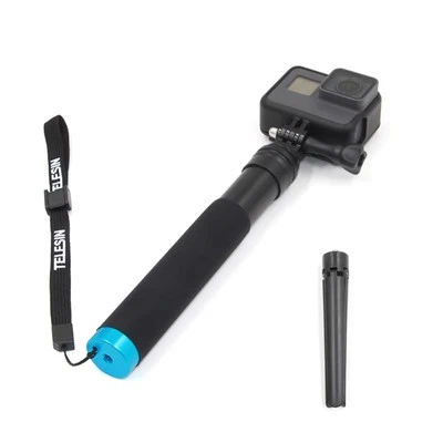 New Handheld Selfie Stick+Tripod Mount+Phone Clip+Strap For GoPro Hero 7 6 5 4 - Image 1 of 4