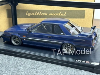 Modelo de encendido IG 1/18 Nissan Skyline GTS-R (R31) Skyline Blue -- IG3509 Foto 1 de 4