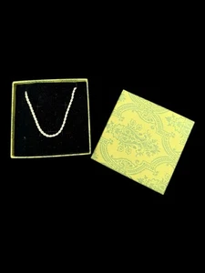 Necklace Chain Unisex Silver Costume Casual Fancy Twisted Jewelry NOS - Picture 1 of 4