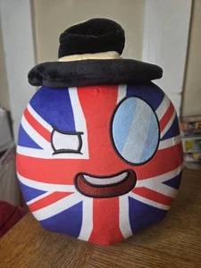 UK Ball Plüsch rot Creator Tintenkissen Country Plüschie Flagge - Bild 1 von 4