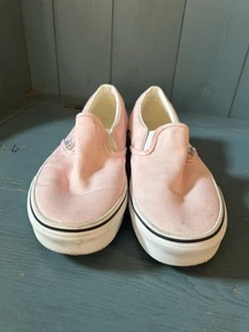 Vans Off-the-Wall Baby Pink Slip On Sneakers | Women’s Size 9.5 - Picture 1 of 8
