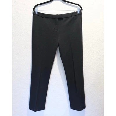Tory Burch Black Wool Blend Trouser Pants Size 4 26.5” Inseam Mid-Rise Designer - Image 1 of 4