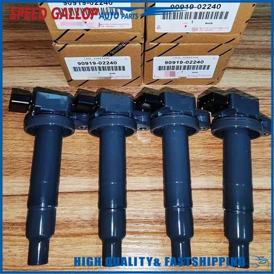 4x denso Ignition Coils For 00-16 Toyota & Scion xA xB I4, 90919-02240 - Image 1 of 4