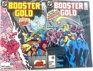 BOOSTER GOLD. NUMBER'S 12 & 21. (2 ISSUE 1987 LOT).  1ST SERIES. DC COMICS. - Picture 1 of 11