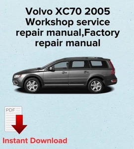 Volvo XC70 2005 Workshop service repair manual,Factory repair manual - Picture 1 of 3