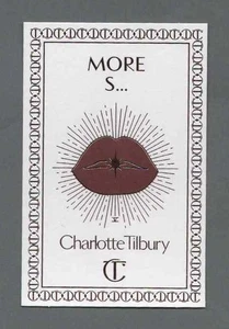Carte publicitaire - advertising card - More S..... de Charlotte Tilbury - Picture 1 of 1