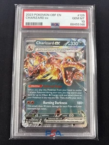 Pokémon Charizard #125 Charizard EX 2023 PSA 10 gemas como nuevo - Imagen 1 de 2