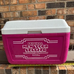 Original New York Seltzer Soda Coleman Cooler Rare Vintage Retro USA Model 5284 - Picture 1 of 10