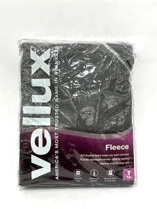 Vellux Twin Size Soft Brushed Fleece Bed Blanket 100% Polyester Tornado Gray NEW - Picture 1 of 5