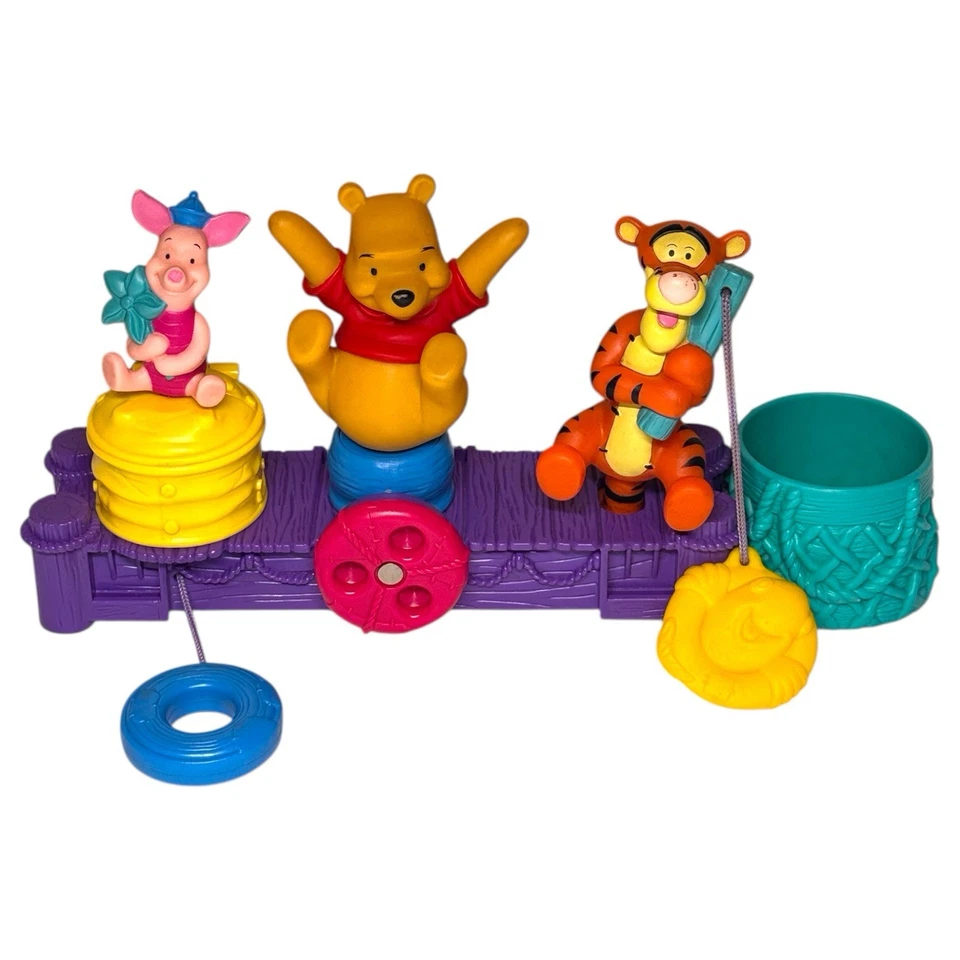 Juguete de actividad interactivo Tigger Pier raro vintage 1999 Disney Winnie The Pooh Foto 1 de 4