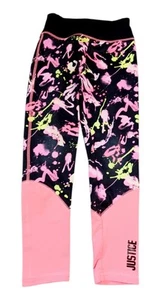 Justice Active Colorful Leggings Girls Size 8 - Picture 1 of 2