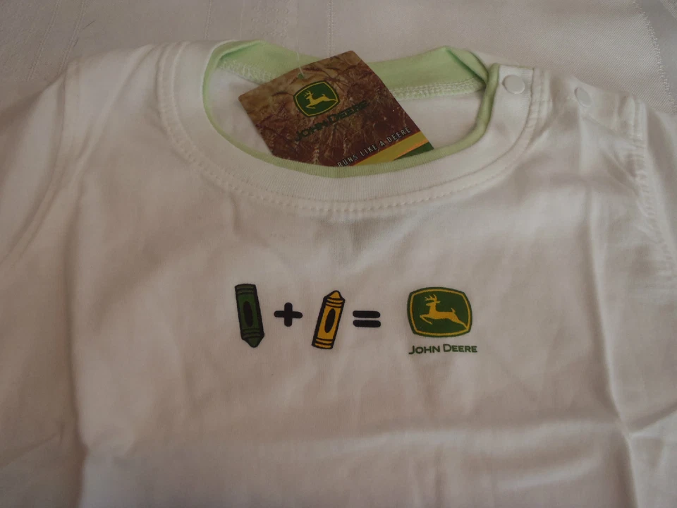 PRECIOUS CARGO Bebé Niños Niñas 24 Meses Body John Deere Producto con Licencia Nuevo con Etiquetas Foto 1 de 4