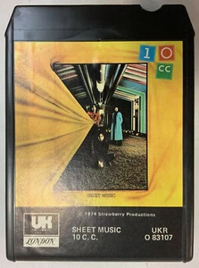Sheet Music 8 Track Tape 1974 10 C.C. ElectronicsRecycled - Picture 1 of 9