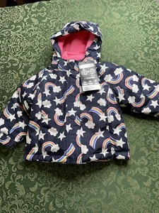 NWT 2t rainbow childrens place 3in1 jacket coat puffer pride 3 in 1 winter girls - Picture 1 of 9
