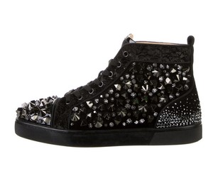 Compra Zapatos Louboutin Cl cristiano Sneaker De Fondo Rojo De Los Hombres  Elegantes Zapatillas De Deporte Del Fondo Plano De La Carrera De Las  Estrasadas Planas Negras, Astilla, Gol Yqc Barato 