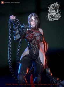 Kisari Karasu - Deadly Kunoich(28mm-32mm)/Dungeons and Dragons/Wargaming/RPG/Raw - Bild 1 von 5