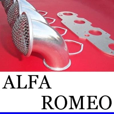 LARAM Trombette con piastra per carburatori da m.m.40 Alfa R. Spider GT-GTV e berlina