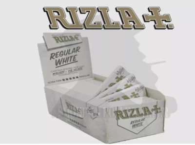Cartine Rizla Bianche Corte White Regular Scatola Da 50 Libretti