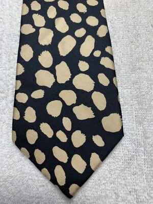 ENVOY CORBATA HOMBRE NEGRA CON BEIGE 3,5 X 58 Foto 1 de 4