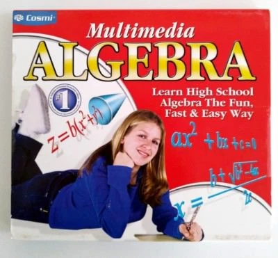 Multimedia Algebra- Learn the Fast & Easy Way. Cosmi: PC CD-ROM Win98/XP /Higher - Image 1 of 2