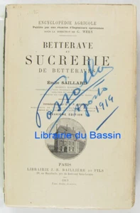 Betterave et sucrerie de betteraves Emile Saillard 1913 - Imagen 1 de 5