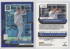 2022 Panini Donruss Optic Purple Pandora Prizm /99 Clayton Kershaw #102