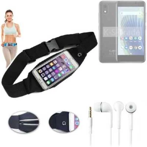 Do Cubot J20 Jogging Case + SŁUCHAWKI Torba na pasek Torba sportowa do biegania z o - Zdjęcie 1 z 5