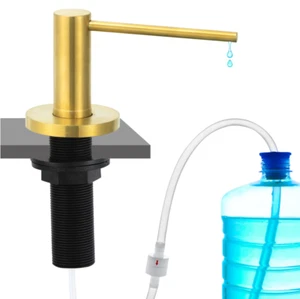 Gappo Soap Dispenser for Kitchen Sink Champagne Gold,  47" Extension Tube Kit - Picture 1 of 7