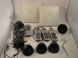 Tenovis / Bosch RM588 4.998.001.296 DECT RM588 2 Stück + 4 Telefone mit Ladestat - Zdjęcie 1 z 6