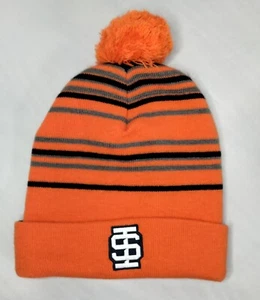 Idaho State University Bengals Hat Stocking Cap Beanie POM Cuffed ISU - Picture 1 of 5