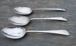 3 Vintage Silver Plated EPNS A1 Dessert Spoons 17cm long - Picture 1 of 8