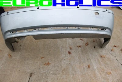 Cubierta de parachoques trasera OEM BMW E65 745i 02-05 760li carcasa con PDC plateada Foto 1 de 4