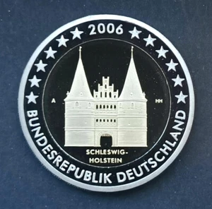 2 Euro Gedenkmünze BRD Deutschland 2006 A / Holstentor in Schleswig Holstein - Bild 1 von 2