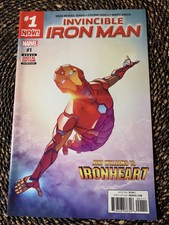 Invincible Iron Man #1 (2017) 1st Ri Williams as Ironheart NM