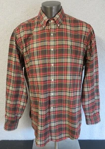 Mens Ralph Lauren Long Sleeve Button Front Shirt Plaid Multicolor Size XL Cotton - Picture 1 of 8