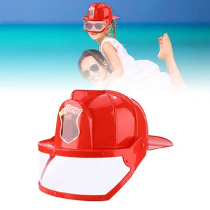 5pcs Children Firefighter Fireman Cosplay Toys Kit Helmet Fire Extinguisher MU - Picture 1 of 22