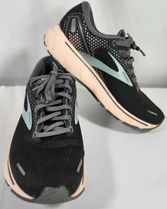 Brooks Ghost 14 Damen 8 Schuhe schwarz pink Laufen Gehen Fitnessstudio Trainer - Bild 1 von 23