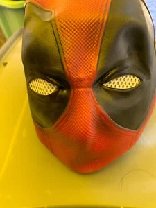 Deadpool Cosplay Full Head Mask Adult Costume Props Halloween Party Red Helmet - Picture 1 of 1