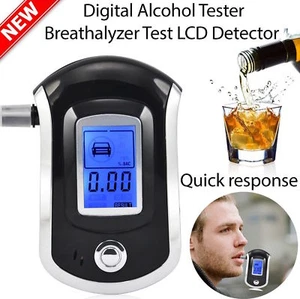 LCD Digital police breath breathalyzer test alcohol analyser detector AT6000 NYP - Picture 1 of 1
