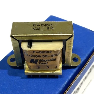 NIB MAGNETEK F-363XP TRANSFORMER PRI: 115-230V 50/60HZ, SEC: 230V CT @ .2A - Image 1 of 3