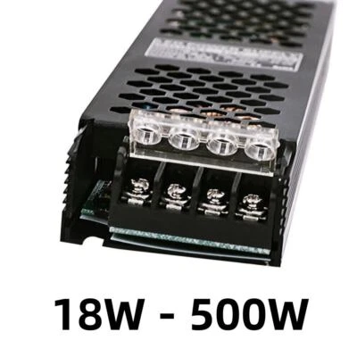 DC 12V 24V Lighting Transformer Power Supply Driver for LED Strip 18W - 500W - Image 1 of 4