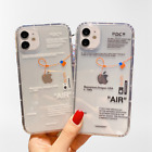 Luxury Nike Air Transparent iPhone Case