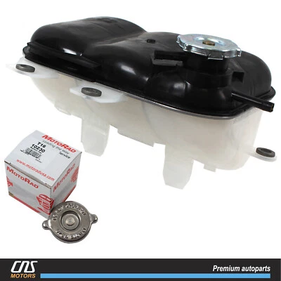 ⭐Water Coolant Overflow Tank & MOTORAD Cap⭐ for 02-09 DODGE RAM 1500 5072602AB - Image 1 of 4