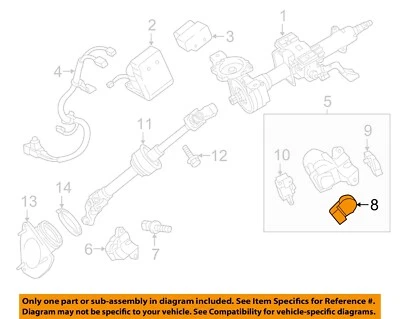 Used Ignition Switch fits: 2015 Toyota Camry conventional ignition Grade A - Изображение 1 из 4