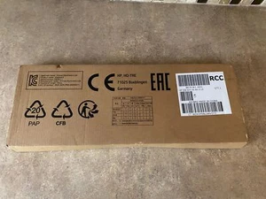 HP HEWLETT PACKARD USB SLIM KB 803181-001 BLACK KEYBOARD /WH - Picture 1 of 8