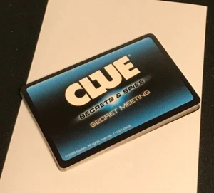 Clue Secrets and Spies Edition 2009 - Ersatz geheime Treffen Karten - Bild 1 von 3