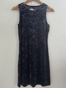 Byer Too Mini Dress Womens M Purple Crushed Velvet Sleeveless Party 90s Y2K - Picture 1 of 8