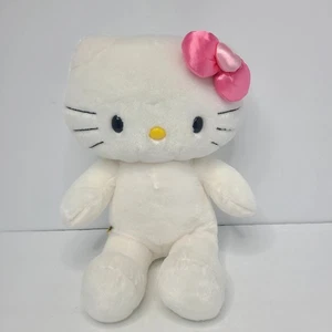 Hello Kitty Sanrio Build a Bear Workshop White 18” Large Plush Toy With Pink Bow - Picture 1 of 6