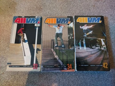 3x 411VM Skateboard VHS No.33, 34 &42 - Image 1 of 4