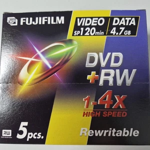 DVD+RW Video 120Min. DATA 4,7GB original Verpackung  einzeln verschweißt - Bild 1 von 2